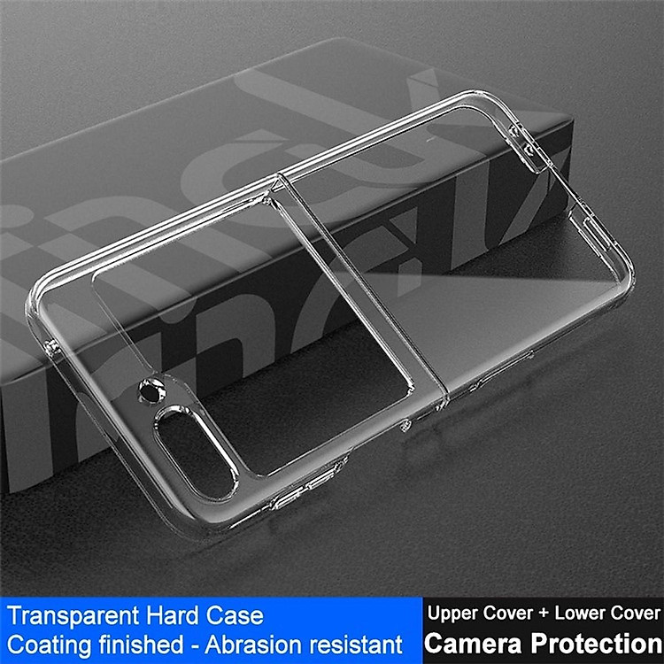 Ốp lưng trong suốt chống sốc cho Samsung Galaxy Z Flip 7 , Z Flip 6 , Z Flip 4 , Z Flip 5 hiệu Likgus Crystal - đệm khí 4 góc - Hàng nhập khẩu