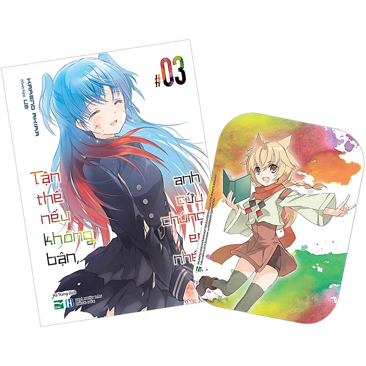 Sách Tận Thế Nếu Không Bận, Anh Cứu Chúng Em Nhé? - Tập 3 - Tặng Postcard nhân vật cho những đơn hàng đầu tiên