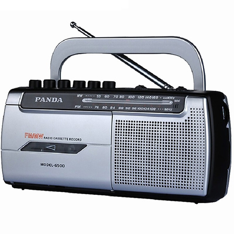 Panda (panda) 6500 portable tape recorders tape recorder old two-band cassette machine