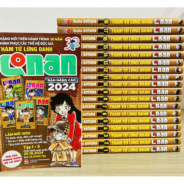 Truyện tranh Thám Tử Lừng Danh Conan Bản Nâng Cấp full 40 tập - Ảnh 3