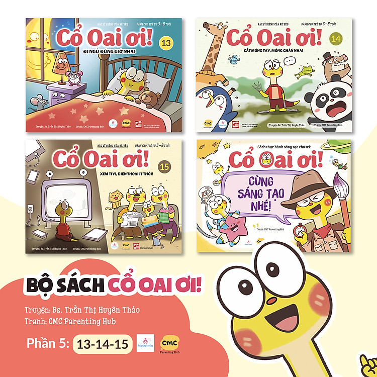 Bộ truyện tranh Cổ Oai ơi! Tập 13-14-15-Sáng Tạo