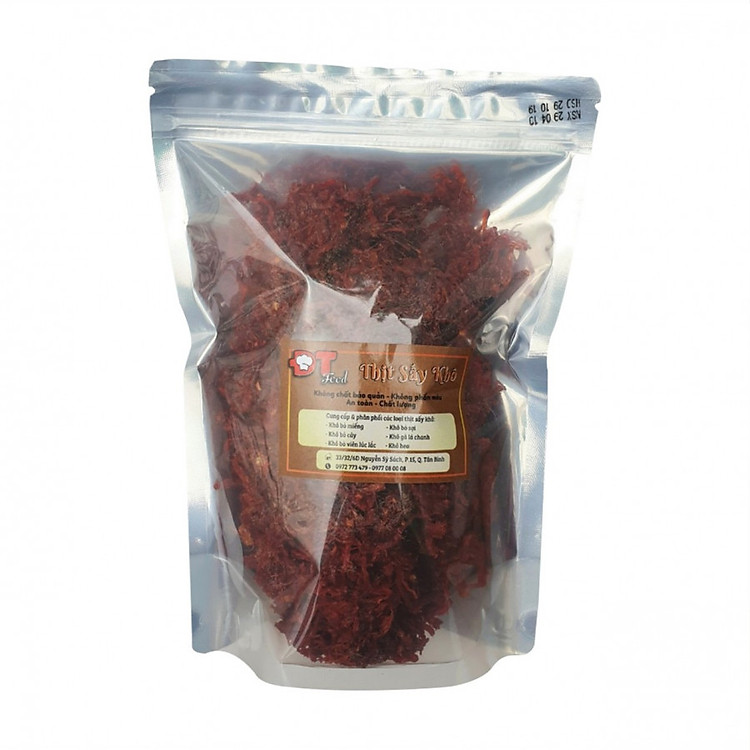 Thịt Khô Heo Giả Bò Thượng Hạng DTfood 500g