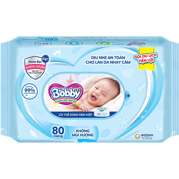 Mua Combo Tiết Kiệm: 6 Gói Khăn Ướt Bobby Tiết kiệm - Hình ảnh 3