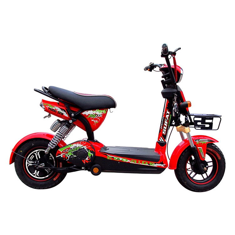 Xe Đạp Điện 133 SUFAT 6983 - Đỏ Đen