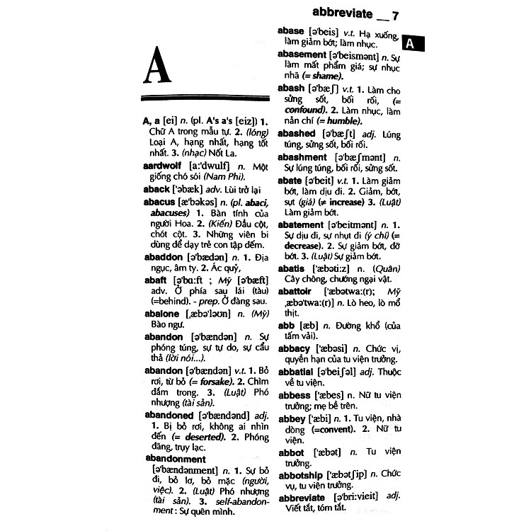 Từ Điển Anh-Việt - 75000 Mục Từ Và Định Nghĩa (Tái Bản 2023) - Ảnh 4