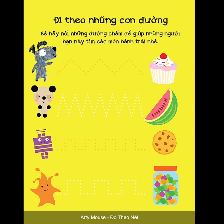 Arty Mouse - Đồ Theo Nét (Học Tập Đầu Đời Thông Qua Mỹ Thuật) - Ảnh 3