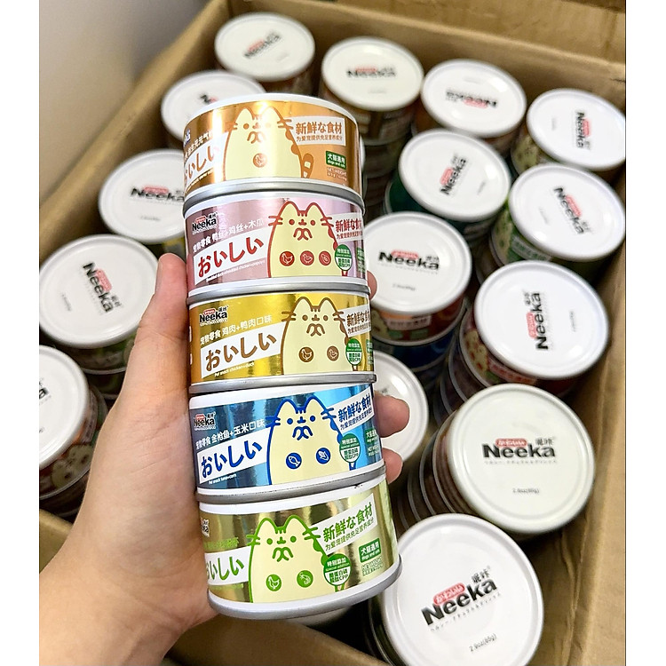 (GIÁ RẺ) PATE NEEKA DÀNH CHO MÈO LON 85G