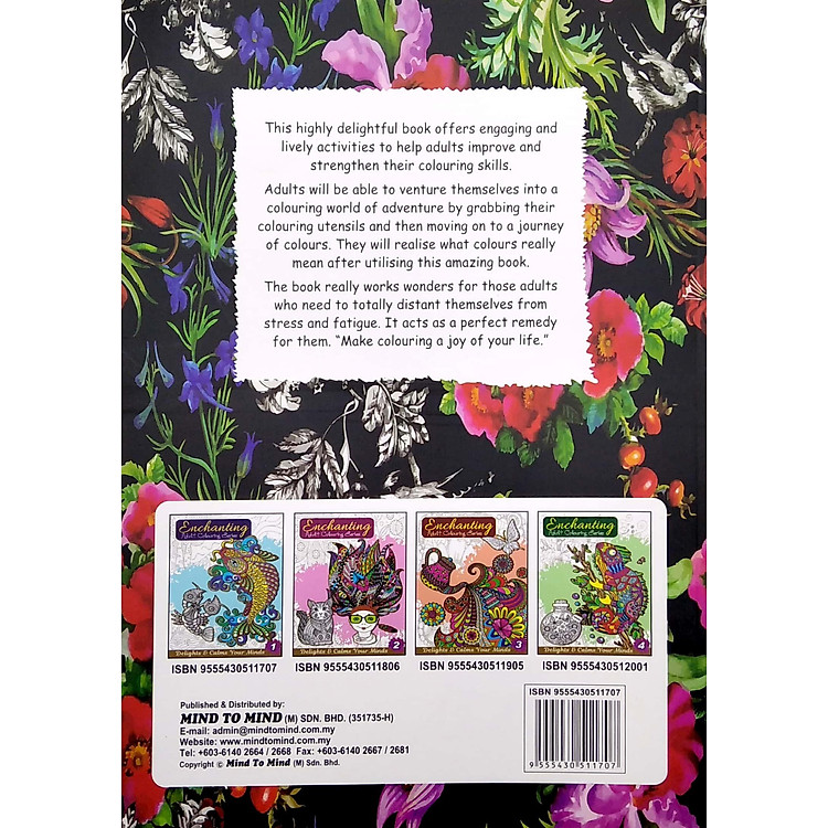 Enchanting Adult Colouring Series: Book 1 - Ảnh 5