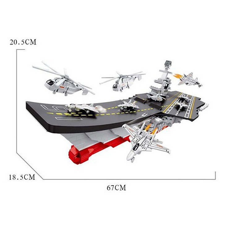 Mua Đồ Chơi Lắp Ráp Tàu Mẫu Hạm Chính hãng Ưu đãi - Hình ảnh 2