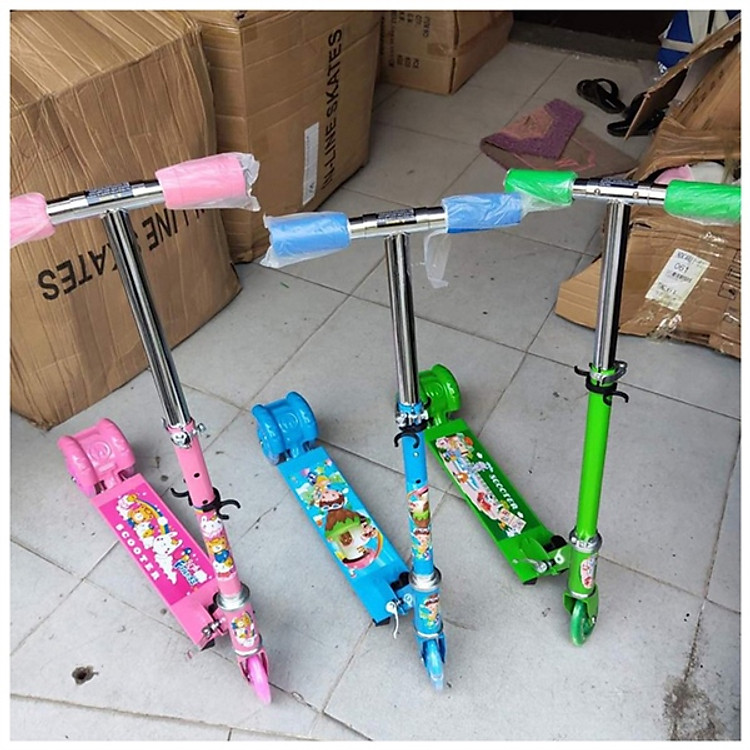 Xe Trượt Scooter Bánh Sắt Cho Bé Chính hãng Giá rẻ - Hình ảnh 3