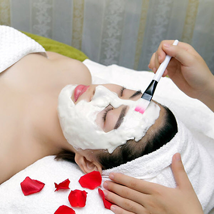 Điều trị mụn chuyên sâu + Đắp mặt nạ trị mụn + Điện di ion lạnh ( 90 Phút)