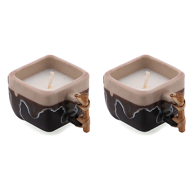 Bộ 2 nến thơm ly trà sứ Miss Candle FtraMart
