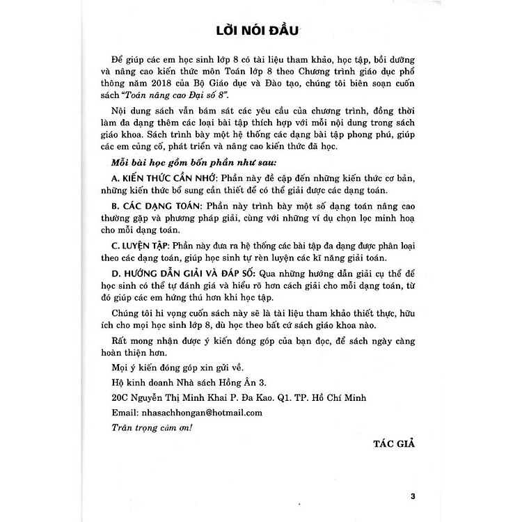 Toán Nâng Cao Đại Số + Hình Học Lớp 8 - Ảnh 3