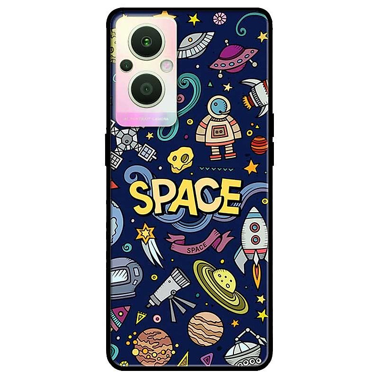 Ốp lưng dành cho Oppo A16K - Oppo A36 / A76 - Oppo Reno 7z 5G mẫu Họa Tiết Vũ Trụ SPAE