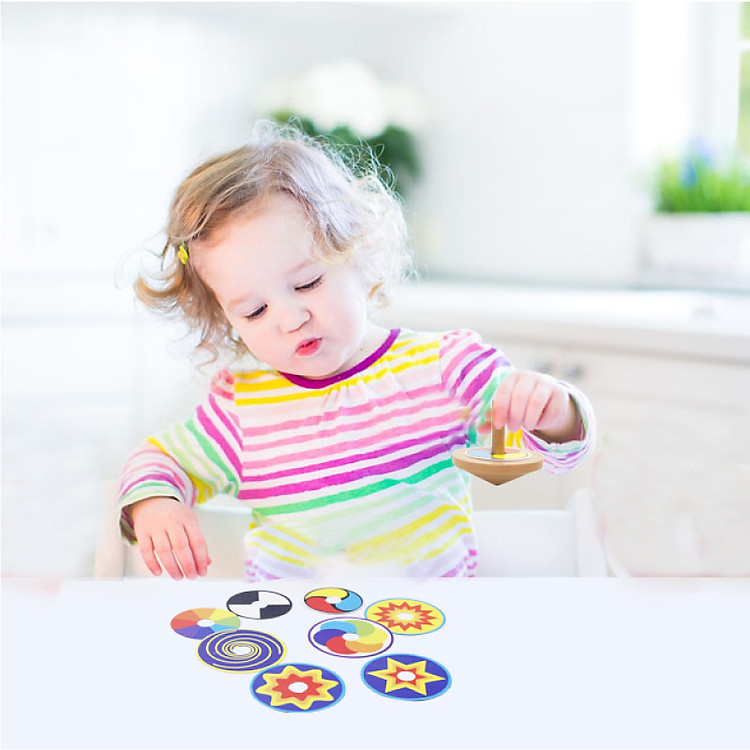 Đồ Chơi Gỗ Con Quay BABYBOSS Chính hãng Giá rẻ - Hình ảnh 2
