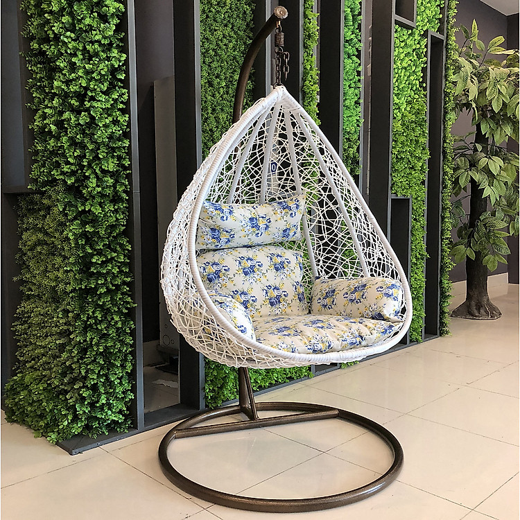 Xích đu đôi Tundo đan gối bông