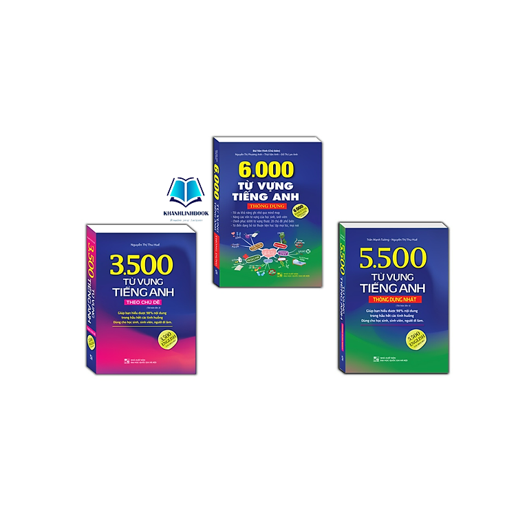 3500 Từ Vựng Tiếng Anh Theo Chủ Đề & 5500 Từ Vựng Tiếng Anh Thông Dụng & 6000 Từ Vựng Tiếng Anh (Màu)