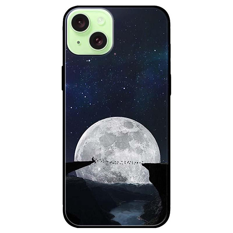 Ốp lưng dành cho Iphone 15 - Iphone 15 Plus - Iphone 15 Pro - Iphone 15 Pro Max - Moon Sáng - Hàng Chính Hãng