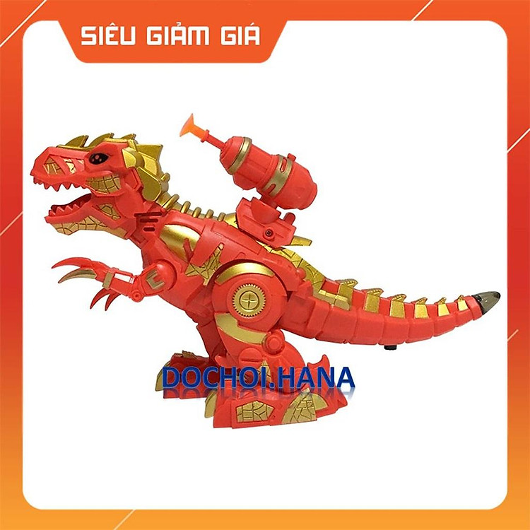 Đồ Chơi Khủng Long Robot Bắn Tên Kiểu dáng màu sắc đẹp, Có âm thanh, Quà tặng tuyệt vời cho bé yêu.