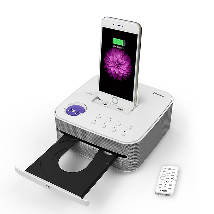 Loa Bluetooth Tích Hợp Đồng Hồ Báo Thức RSR DD515