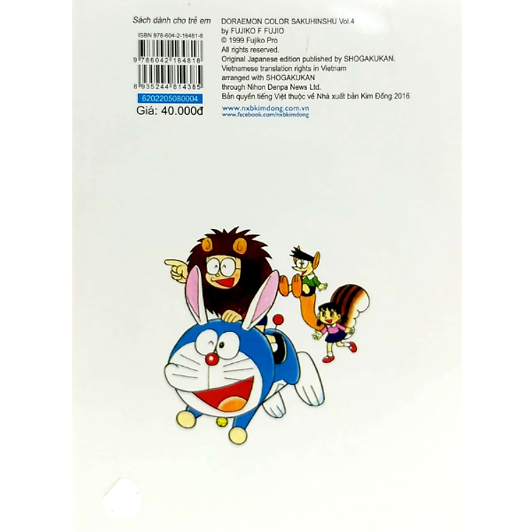 Doraemon Tuyển Tập Tranh Truyện Màu - Tập 4 - Ảnh 2
