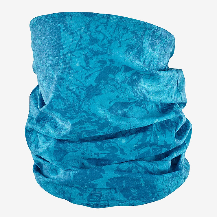 Khăn Đa Năng Neck&Head Light Gaitor Tile Blue - LC1151900 - Xanh dương - NS
