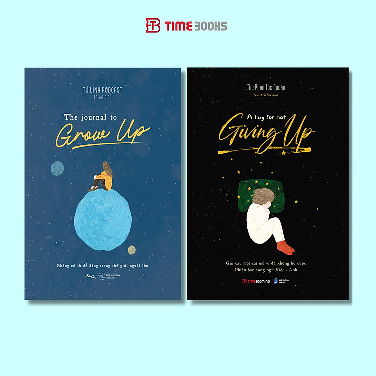 Combo 3 cuốn song ngữ Just For Youth + A Hug For Not Giving Up + The Journal To Grow Up
