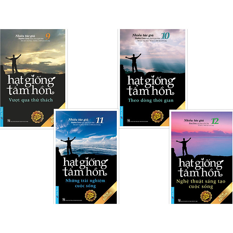 Combo Hạt Giống Tâm Hồn (Vượt qua thử thách 9 + Theo dòng thời gian 10 + Những trải nghiệm cuộc sống 11 + Nghệ thuật sáng tạo cuộc sống 12) Tái bản 2020