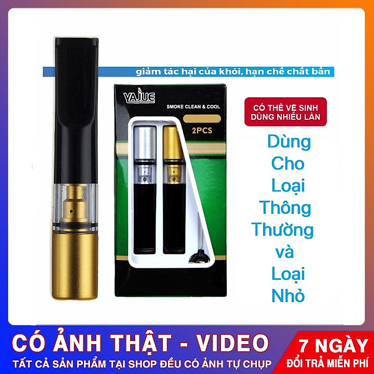 Họp 2 Đầu Lọc Thuốc Lá (Kèm 1 Ron Chuyển Size)