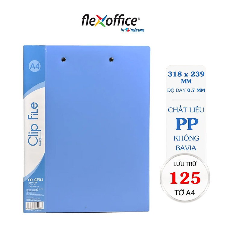 Bìa Kẹp A4 Flexoffice FO-CF01