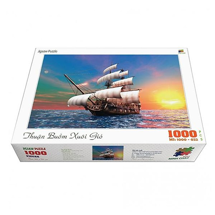 Bộ Tranh Xếp Hình 1000 Mảnh – Thuận Buồm Xuôi Gió Chính hãng Giá tốt