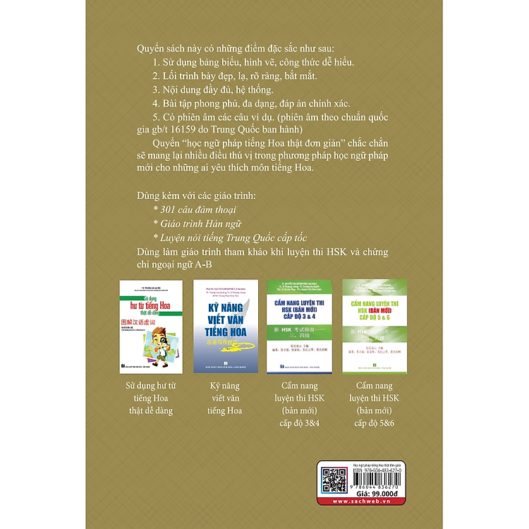 Học ngữ pháp tiếng Hoa thật đơn giản (Tái bản 2024) - Ảnh 2