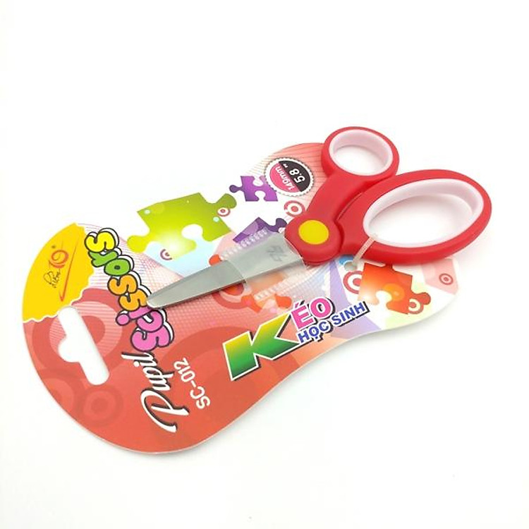 Kéo học sinh SC-012 (Màu đỏ)