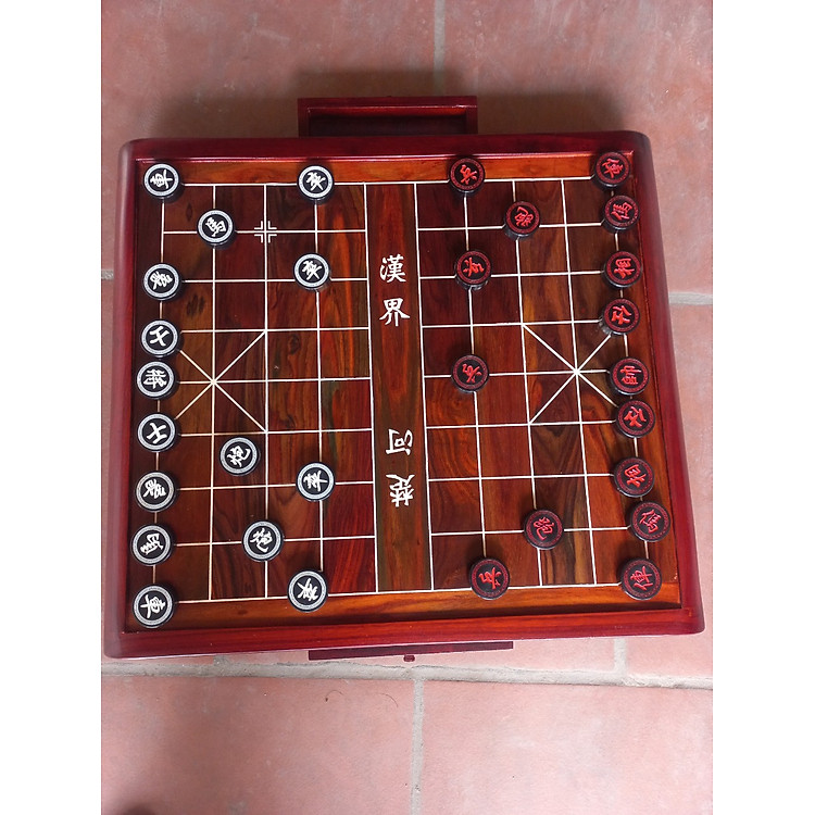 Bàn cờ tướng gỗ trắc cao cấp Chính hãng Giá tốt