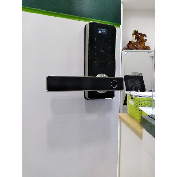 Khoá điện tử vân tay trên tay nắm AB-02