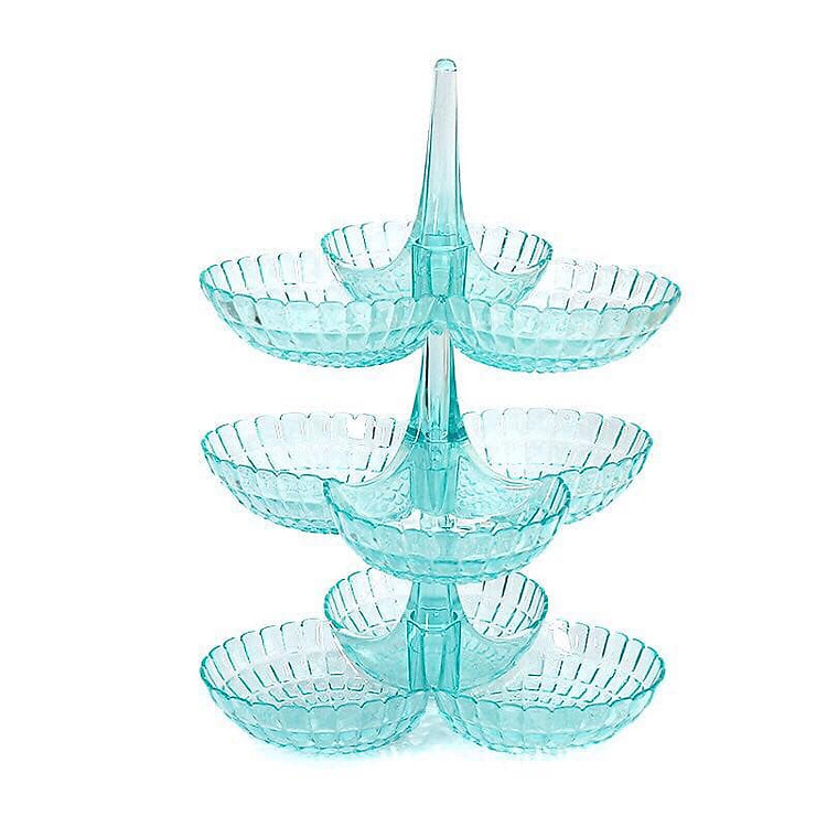 Khay mứt nhựa 3 tầng hình tháp