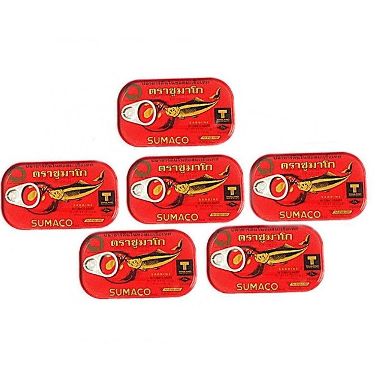 Lốc 5 hộp cá mòi Sumaco 125g