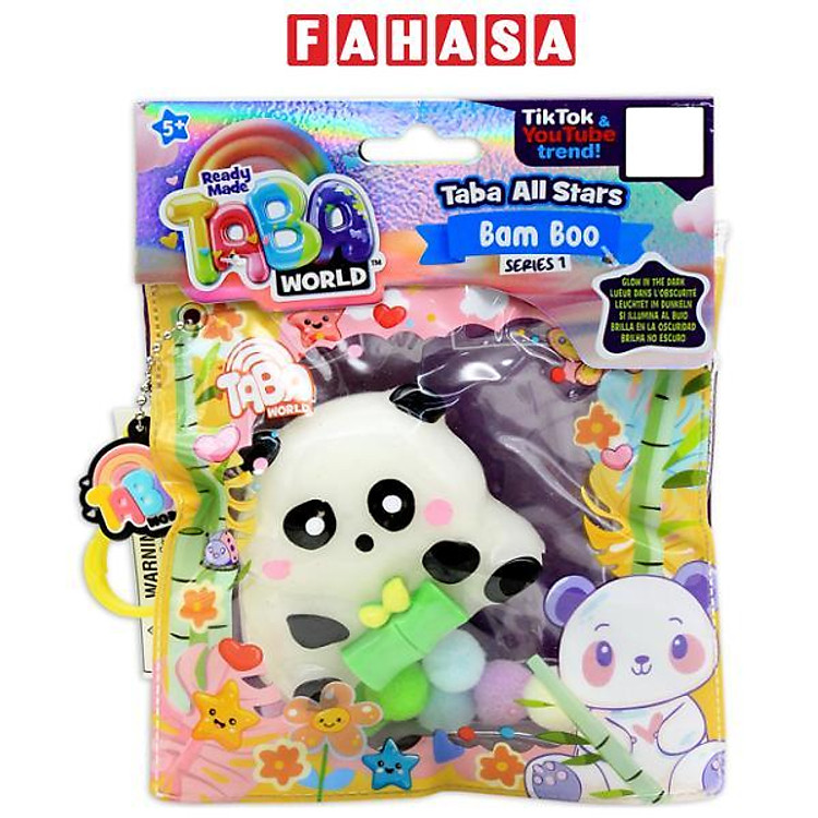 Đồ Chơi Móc Khóa Squishy - Taba World 855006-6L - Gấu Trúc