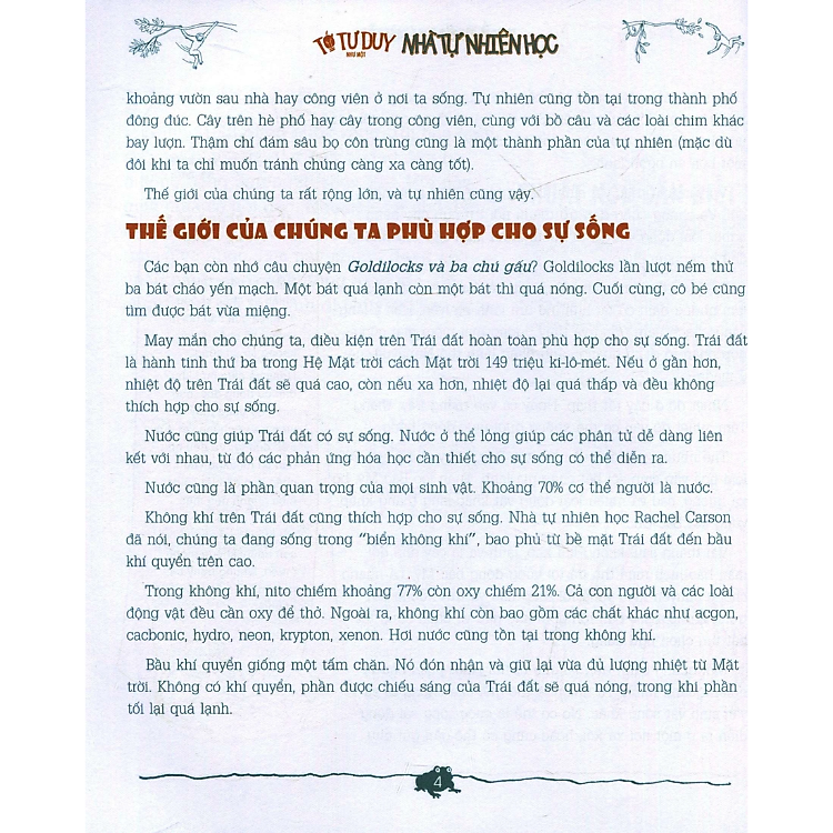 Tớ Tư Duy Như Một Nhà Tự Nhiên Học - Tất Tần Tật Về Tự Nhiên - Ảnh 2