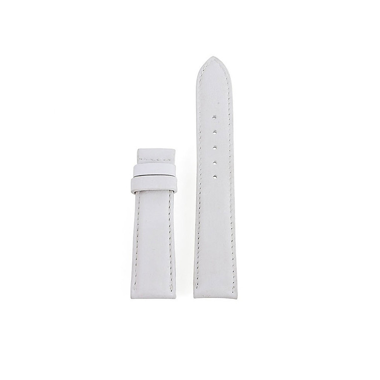 Dây đồng hồ nam nữ Huy Hoàng da bò màu trắng HT8119