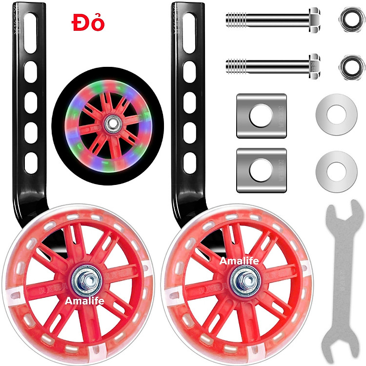 Bánh Phụ Xe Đạp Trẻ Em Phát Sáng Chính hãng Giá tốt - Hình ảnh 5