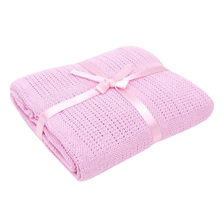 Chăn Lưới Xuất Nga Chống Ngạt Cho Bé 1M5X1M1 - Hồng