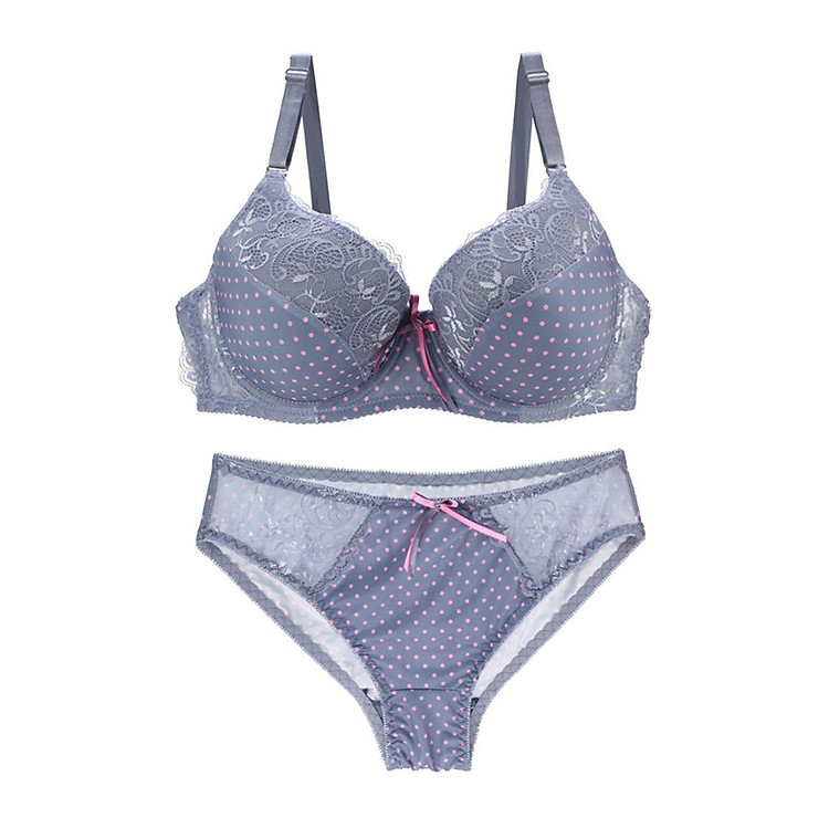 Bộ đồ lót có gọng bi phối ren thanh lịch
