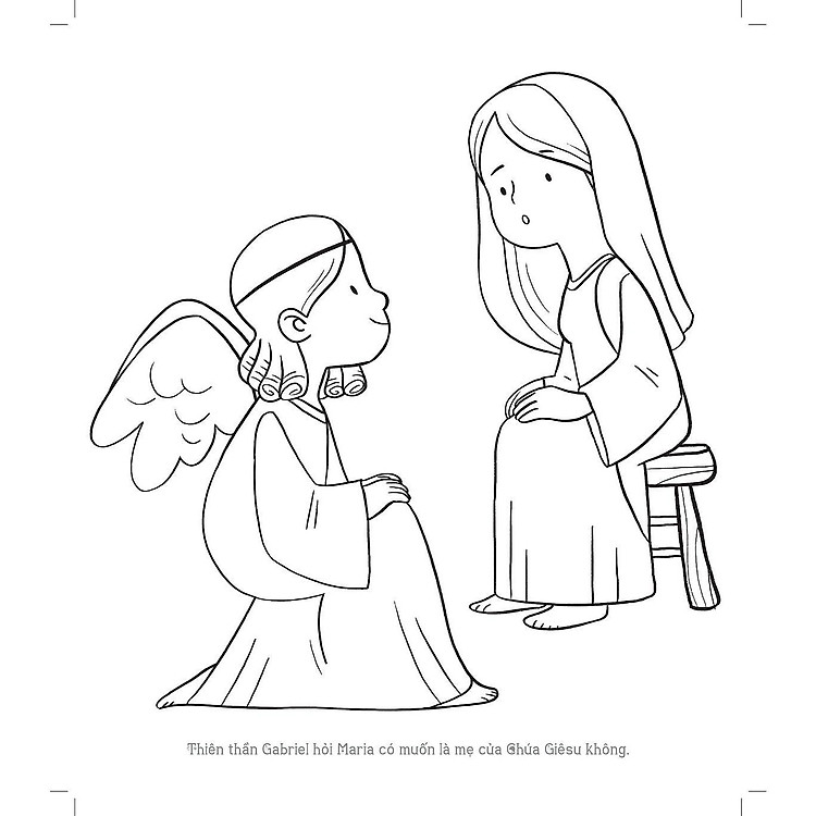 Cầu Nguyện - Sách Tô Màu Dành Cho Bé Mừng Giáng Sinh - Ảnh 4