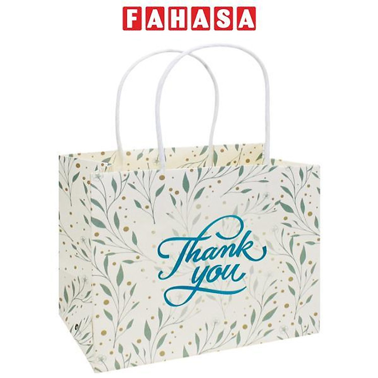 Túi Giấy Hoa – Thank You (18.5 x 15.5 cm)