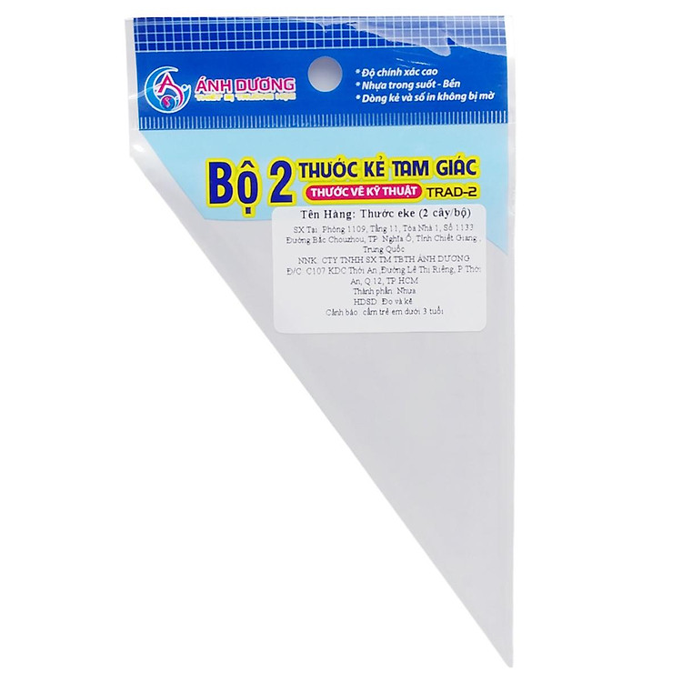 Thước Eke Ánh Dương TRAD-2 (Bộ 2) - Ảnh 3