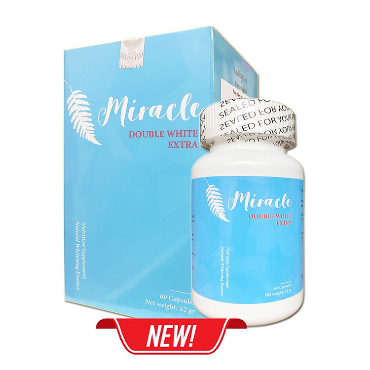 Viên Uống MIRACLE Của Mỹ Hộp 60 Viên - Trắng Da Chống Nắng