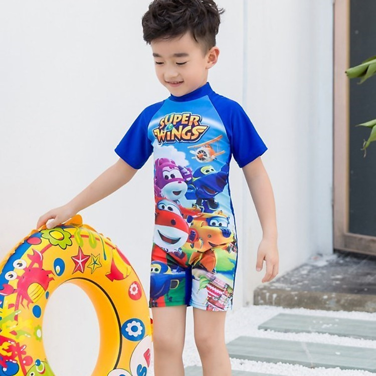 Đồ Bơi Bé Trai, Đồ Bơi Trẻ Em BB012 MayHomes, Họa Tiết Mạnh Mẽ, Chất Liệu Bền Đẹp