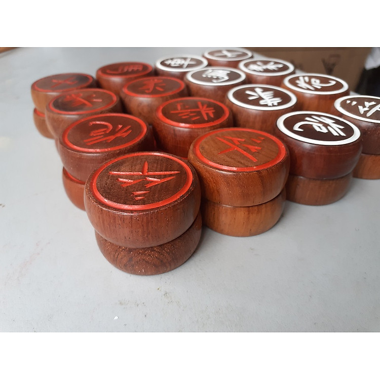 Quân Cờ Tướng Gỗ Hương Đẹp Chính hãng Ưu đãi - Hình ảnh 2