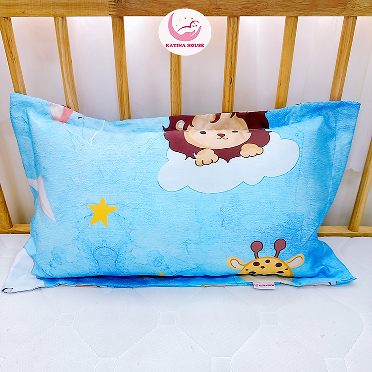 Gối tencel 60s cho bé Katina House mềm mượt mát lạnh, an toàn lành tính
